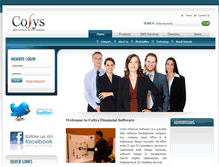 Tablet Screenshot of cosys.com.np