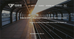 Desktop Screenshot of cosys.ro
